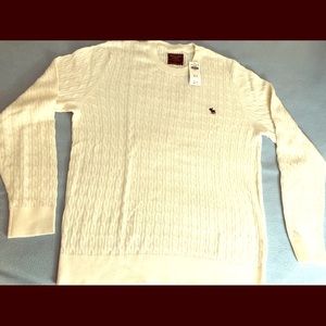 A&F cable knit sweater